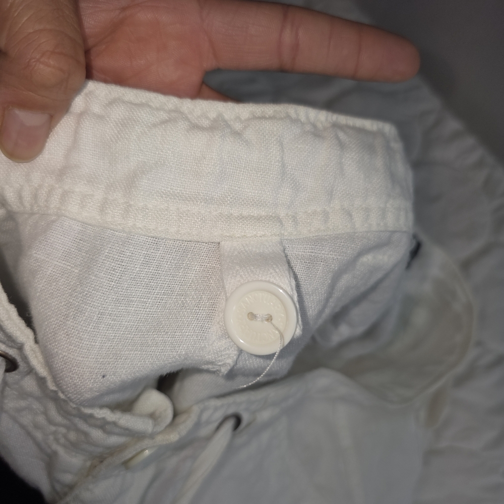 Sanctuary Clothing White Linen Drawstring Pants – Women’s Size 28 - Picture 11 of 15